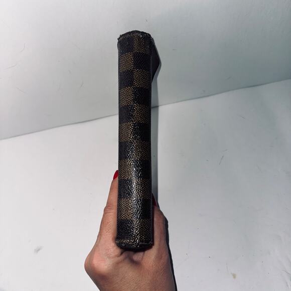 Authentic Louis Vuitton Damier Ebene Sarah Bifold Long Wallet - Picture 12 of 16